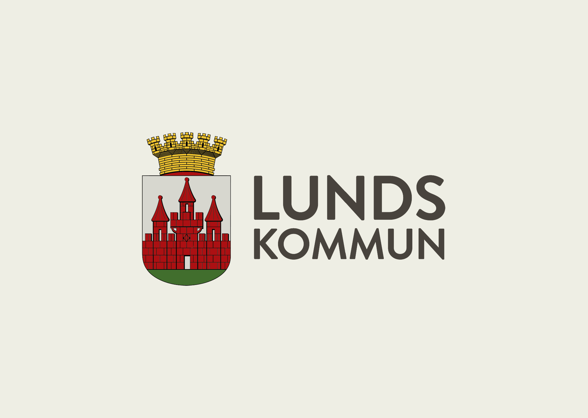 Logotyp för Lunds kommun. Grafik.