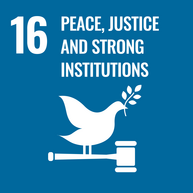 Goal 16: Peace, justice and strong institutions.