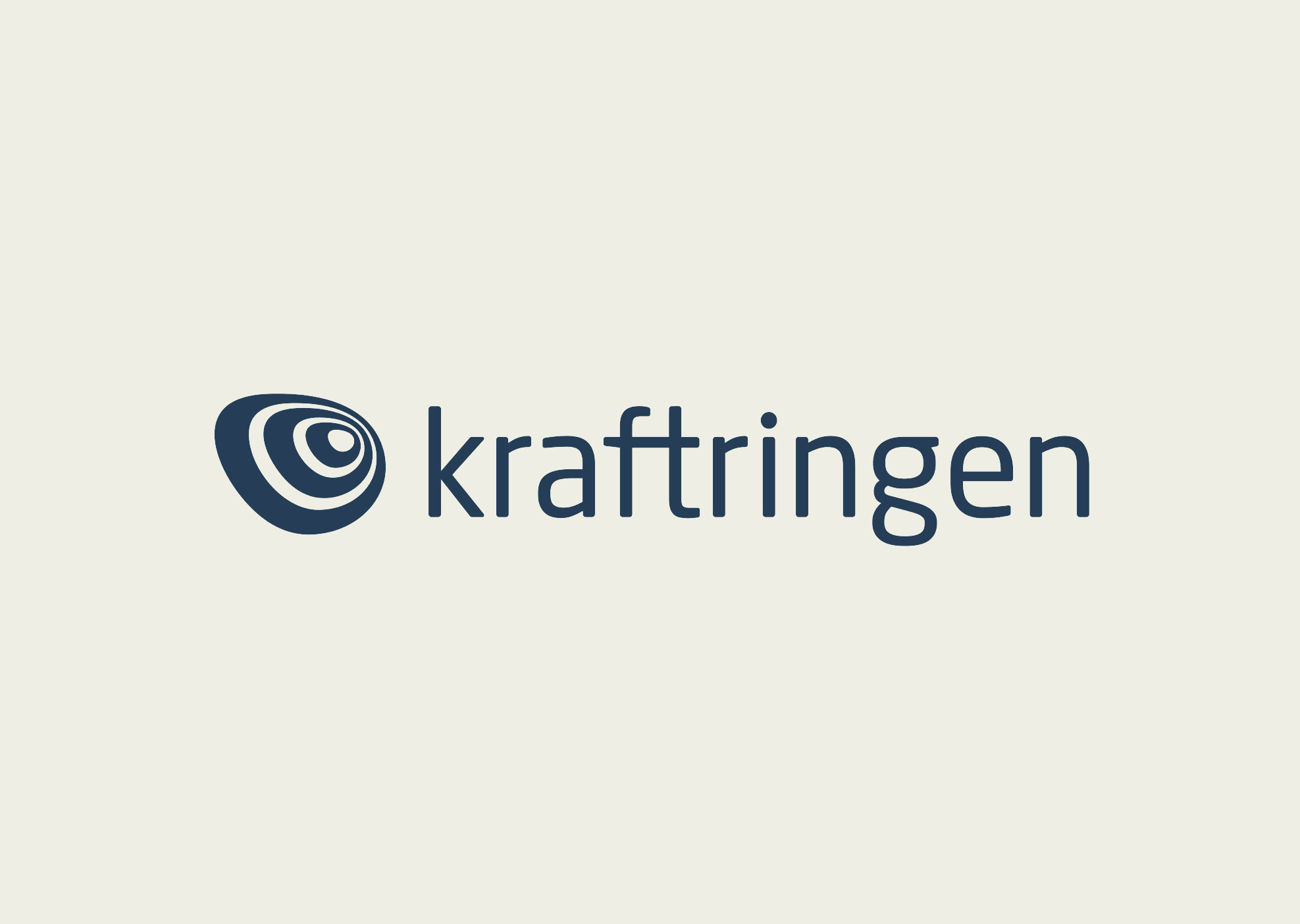 Logotyp för energibolaget Kraftringen. Grafik.