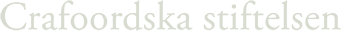 Crafoordska stiftelsens logotyp